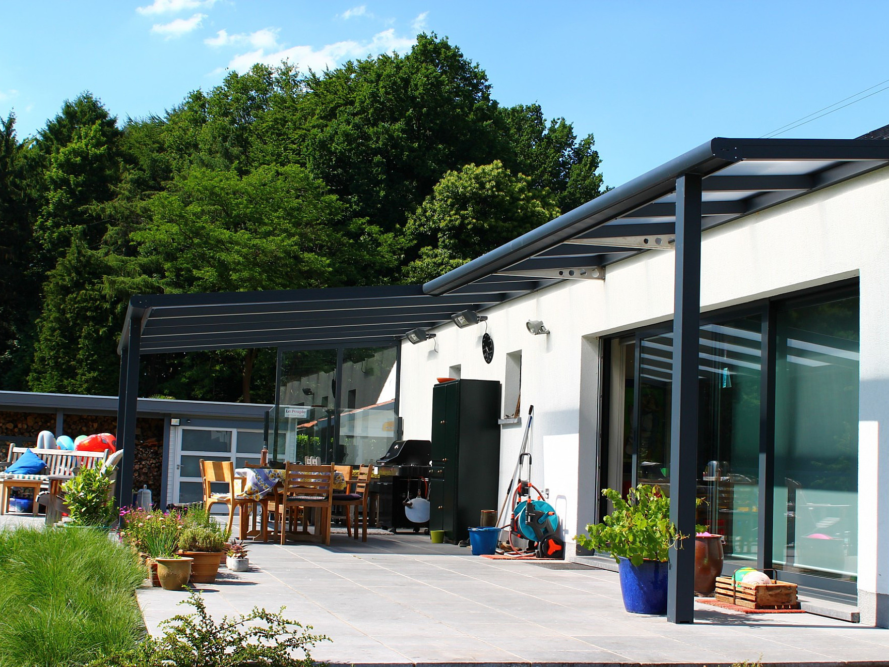 Terrasoverkapping op maat gezaagd lange levensduur pergola