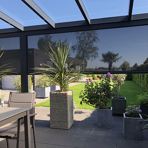 Terrasoverkapping met screens - Weelde