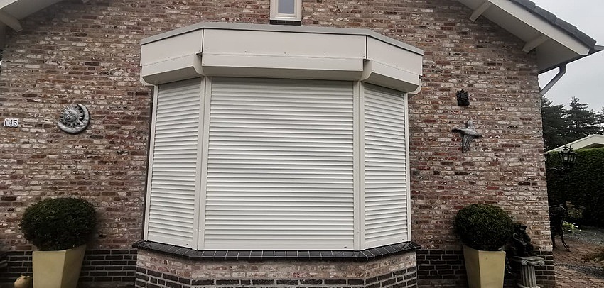 elektrische rolluiken raam erker Verano producten met somfy motor
